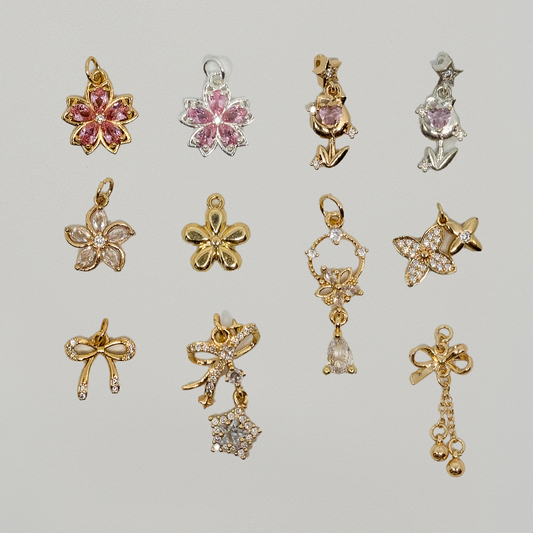 Vibrato Clip-On Charms 03 - Flowers & Bows